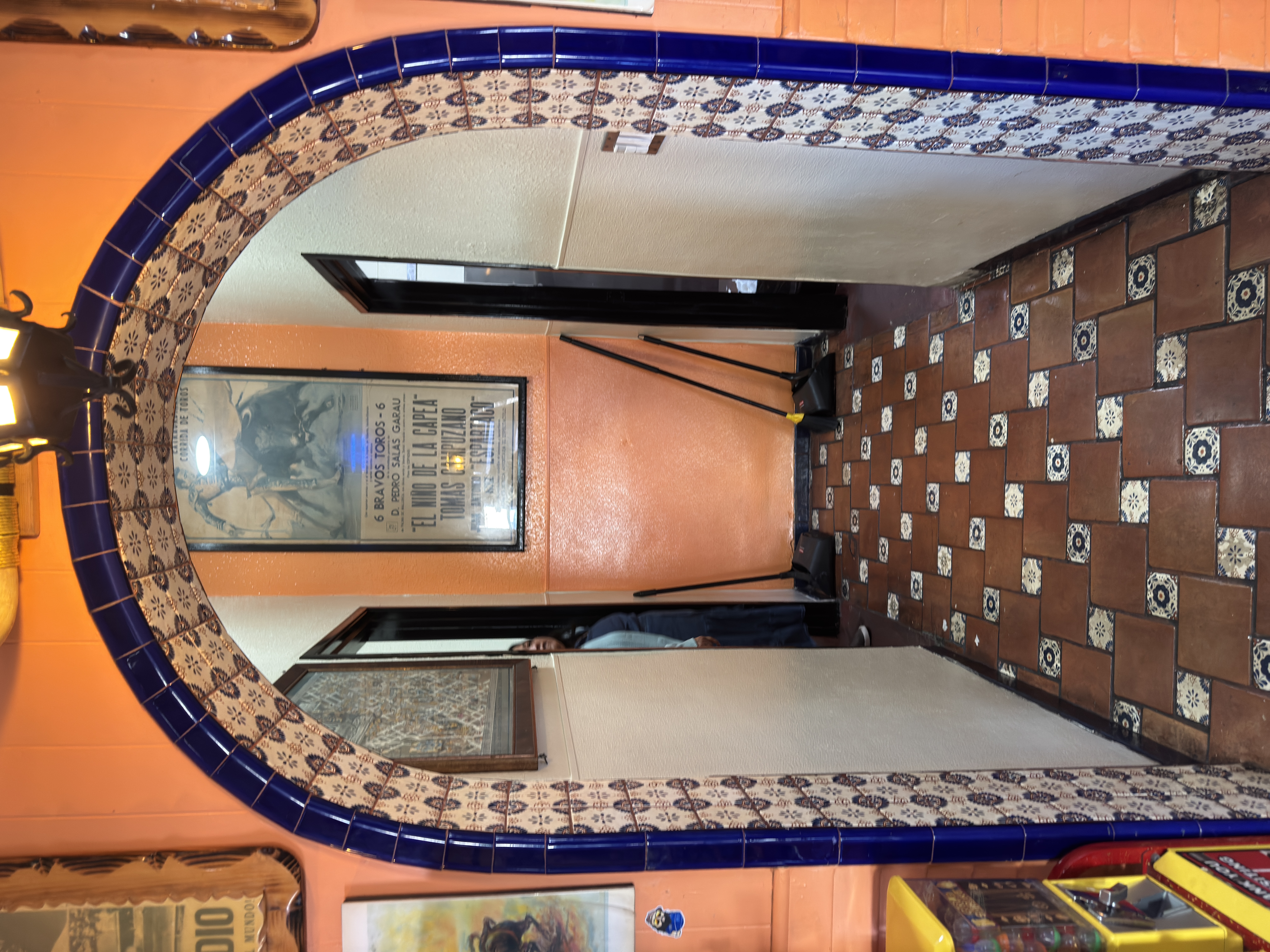 Hallway of El Taurino restaurant