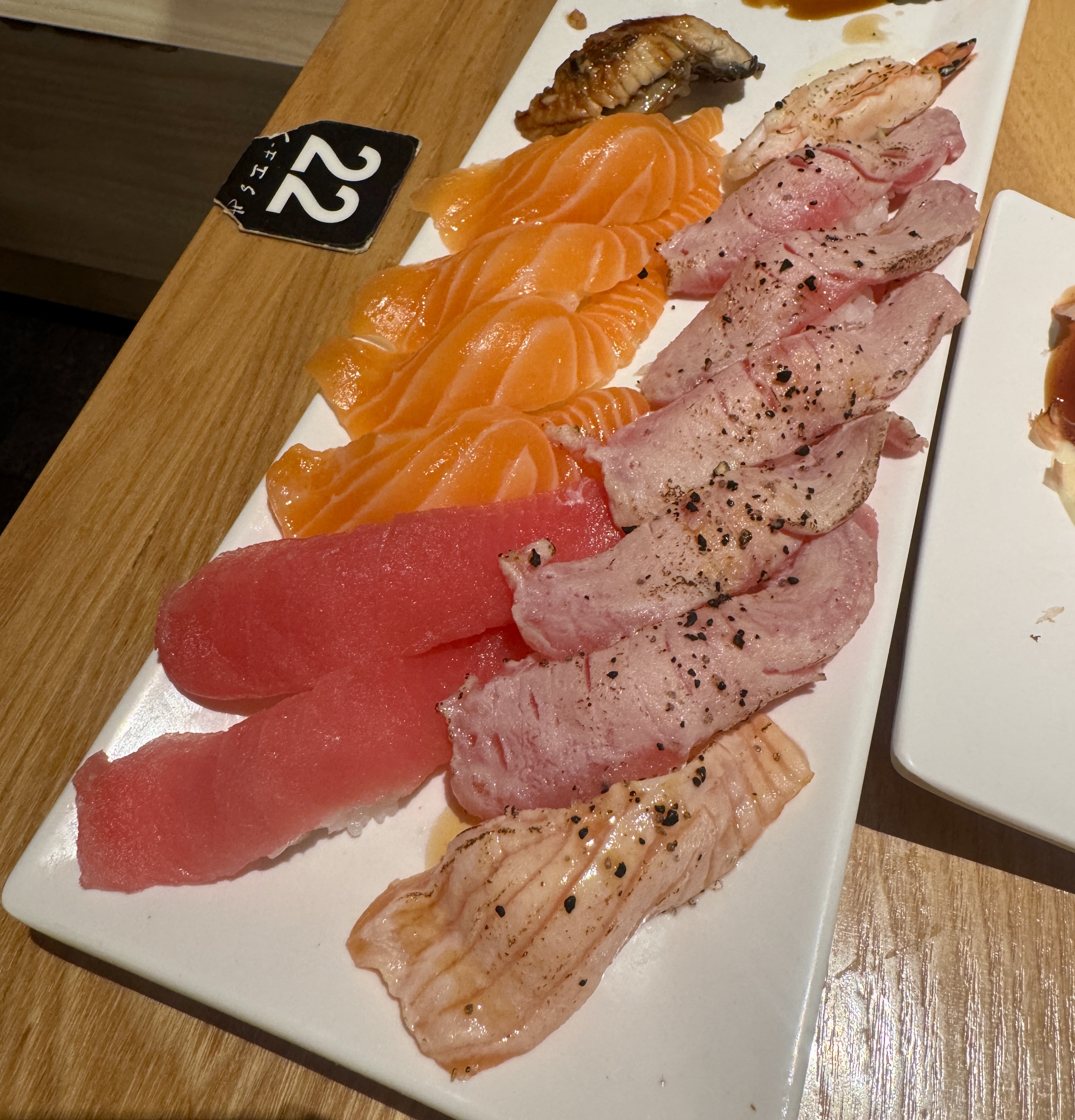 신선한 스시 모듬